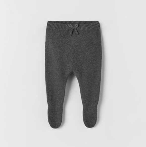 Baby Zara textured sweater and footed leggings set - Picture 2 of 4